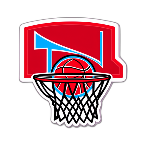 IU Hoosiers Basketball Spirit Sticker