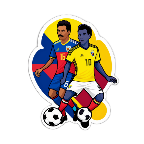Pertandingan Bola Sepak Venezuela vs Colombia