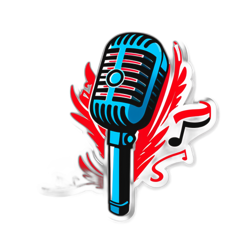 Sticker pentru Vocea României