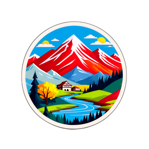 Ardahan Doğası Sticker Tasarımı