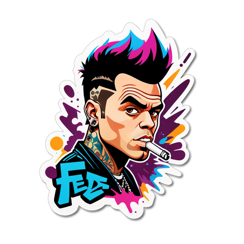 Sticker dedicato a Fedez