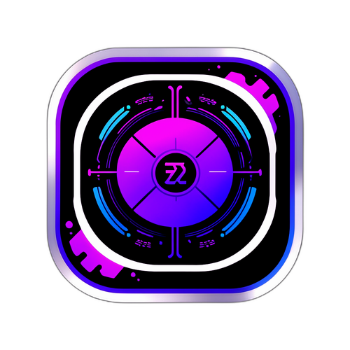 Logo futuriste iOS 26