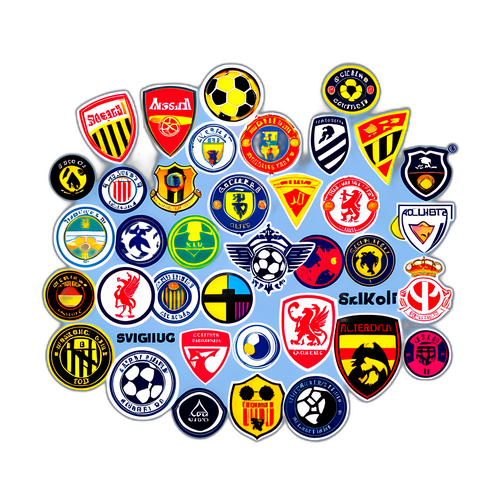 축구 클럽 로고 스티커 컬렉션