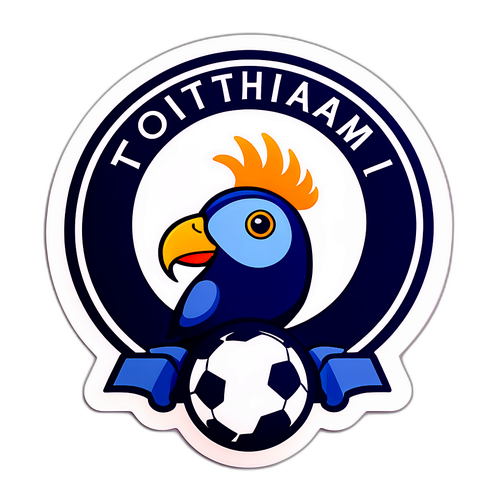 Autocolant cu simbolurile echipei Tottenham