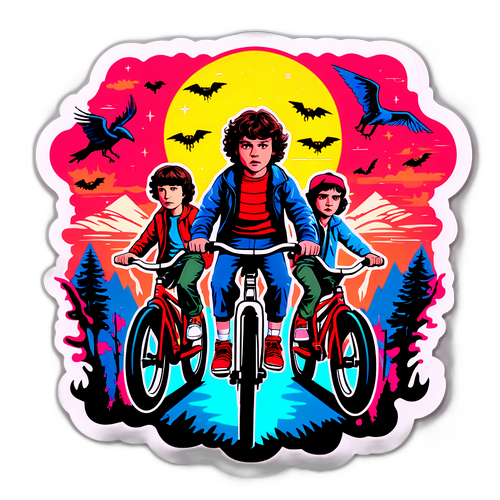 Sticker ng Pagtatapos ng Stranger Things