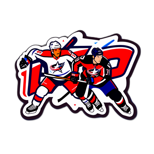 Dynamic Hockey Battles: Blue Jackets vs. Capitals