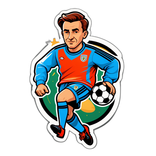 Stijlvolle sticker van Bernard Lacombe