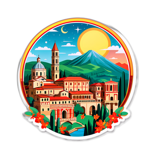 Sticker ispirato a Spoleto