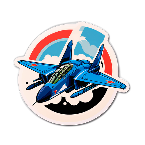 Ретро-стикер з МіГ-31