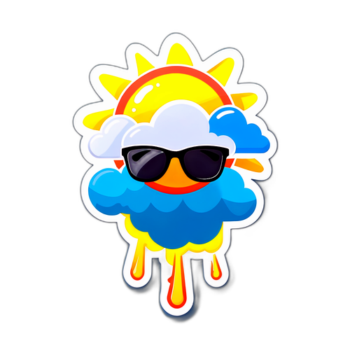 Masayahing Sticker ng Panahon