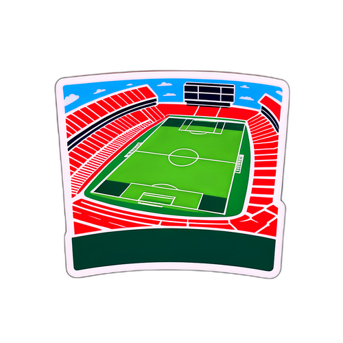 สนามฟุตบอลที่เต็มไปด้วยแฟนๆ