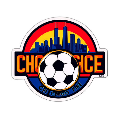 Stiker Chicago Fire
