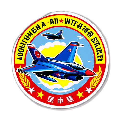 南方空军演讲贴纸设计