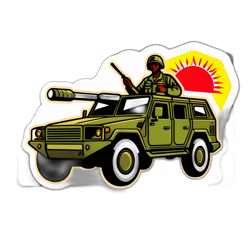 Sticker ya Kijeshi kwa Wizara ya Ulinzi ya Kenya