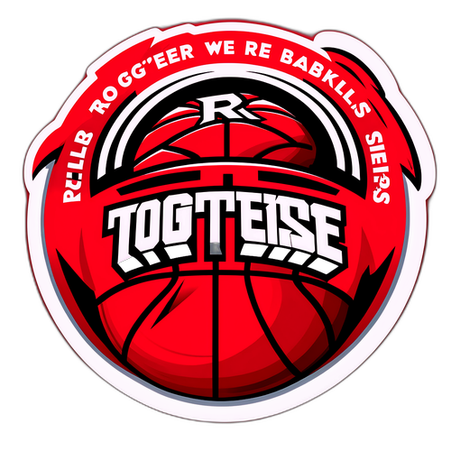 Rutgers Basketball Spirit Sticker