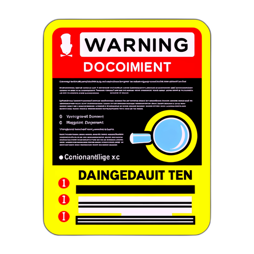 警告信号: 伪造文件