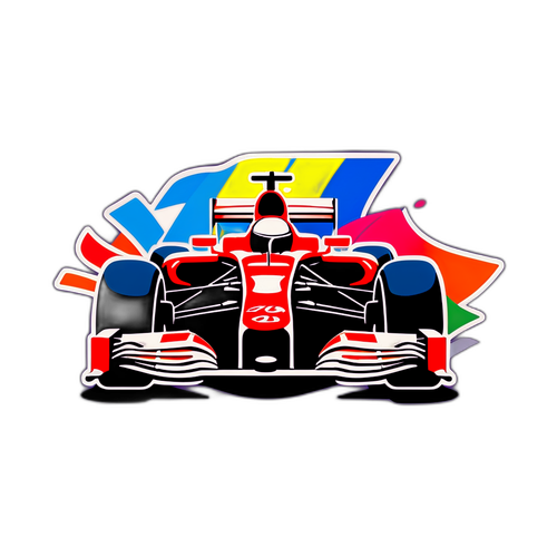 F1-auto nopeassa liikkeessä