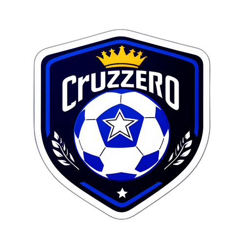 Sticker do Cruzeiro: Escudo e Futebol