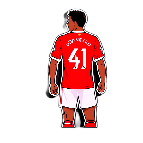 Odvážná a elegantní nálepka Manchester United