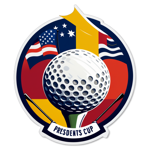 Vinn en Golfopplevelse: Presidents Cup Sticker Som Fanger Energi og Spenning!