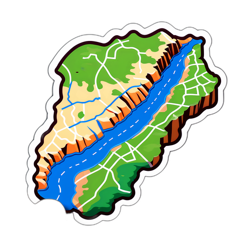 Карта зони, ураженої зсувами в столиці