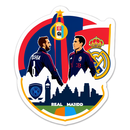 Sticker Perlawanan Osasuna vs Real Madrid