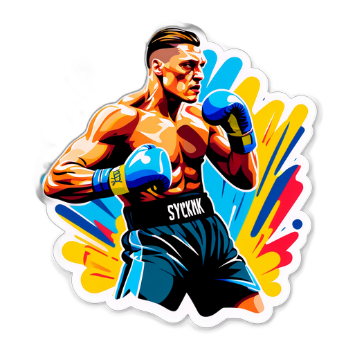 Illustrazione Dinamica di Oleksandr Usyk