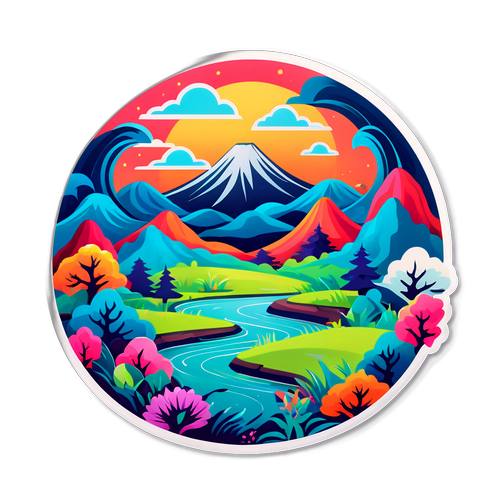 幻想的な風景デザイン