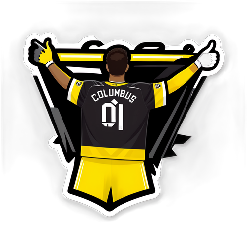 Sticker del Jersey de Columbus Crew