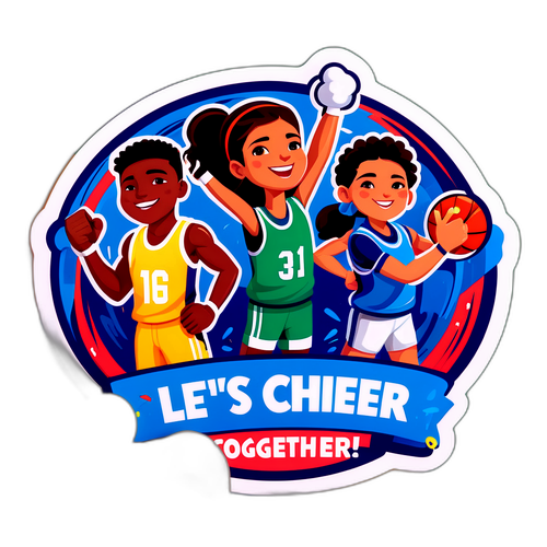 สติกเกอร์ที่กระตุ้นให้ผู้คนชมกีฬา