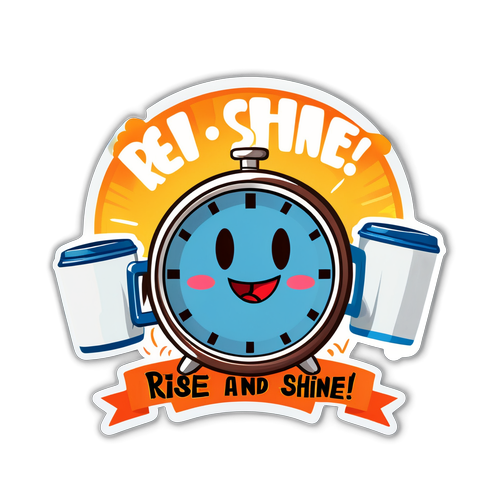 Alarm Sticker na may Nakakalokong Oras