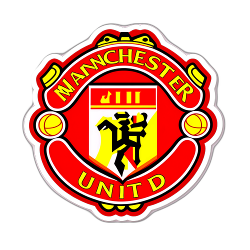 Sticker về câu lạc bộ bóng đá Manchester United