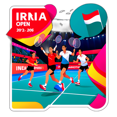 Penuh Semangat Indonesia Open Badminton 2025