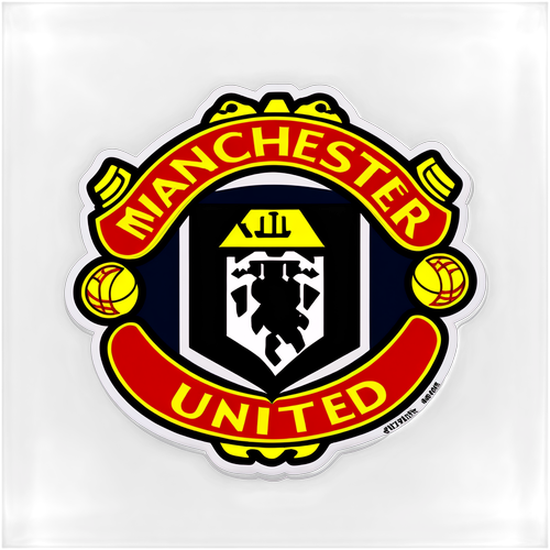 Manchester United Logo Klistremerke