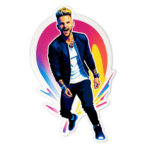 Sticker dynamique de Matt Pokora