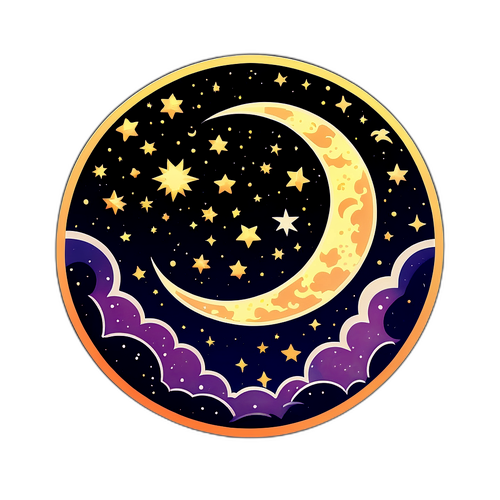 神秘星空貼紙