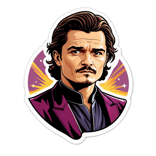 Orlando Bloom Kahraman İllüstrasyonu