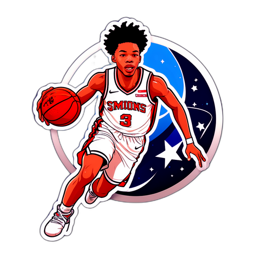 Sticker ng Anfernee Simons sa Aksyon