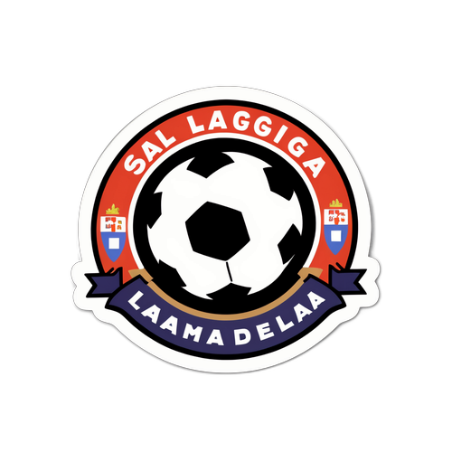 Stiker Gaya Vintage Peralatan Sepak Bola Klasik