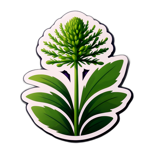 自然の美しさを強調したステッカー