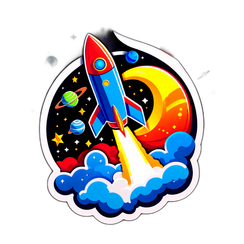 Foguete Espacial Futurista