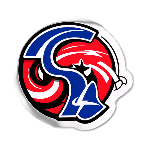 Hurricanes vs Rangers Arena Mascots Sticker