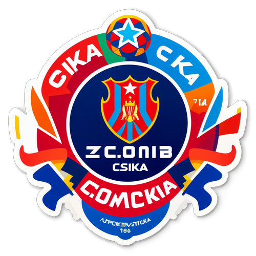 Дизайн наклейки для матча Локомотив-ЦСКА