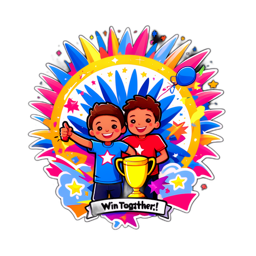 אחות מעניקה פרס לאח