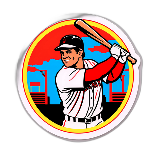 Vintage Carl Yastrzemski Baseball Sticker