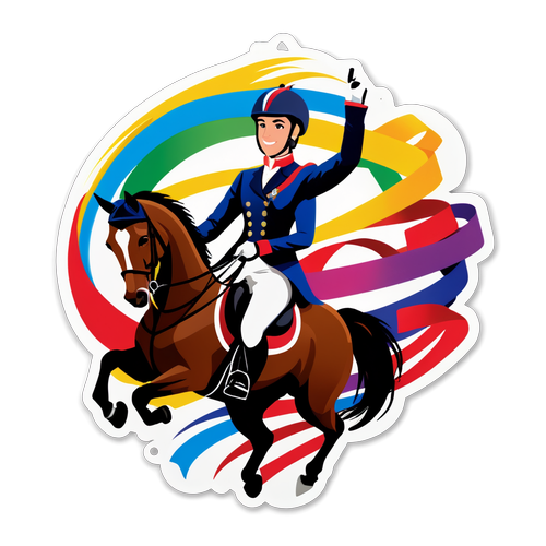 Unleash Your Passion: Charlotte Dujardin's Majestic Victory Sticker Will Take Your Breath Away!