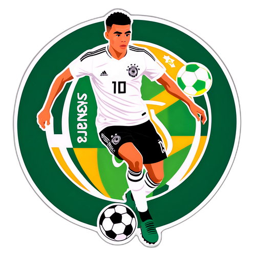 Stiker Mason Greenwood dalam Gerakan