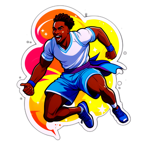 Vibrant Action Pose of Messiah Mickens