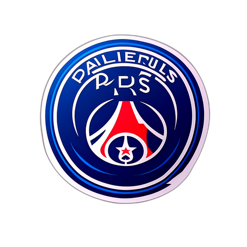 PSG Emblémás Matrica