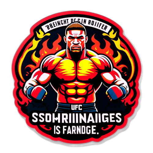 Stiker Motivasi Pejuang UFC